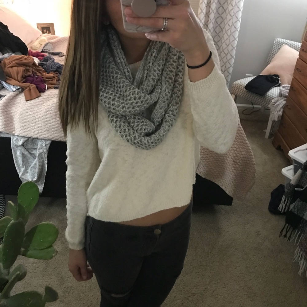 Handmade scarf and boot socks